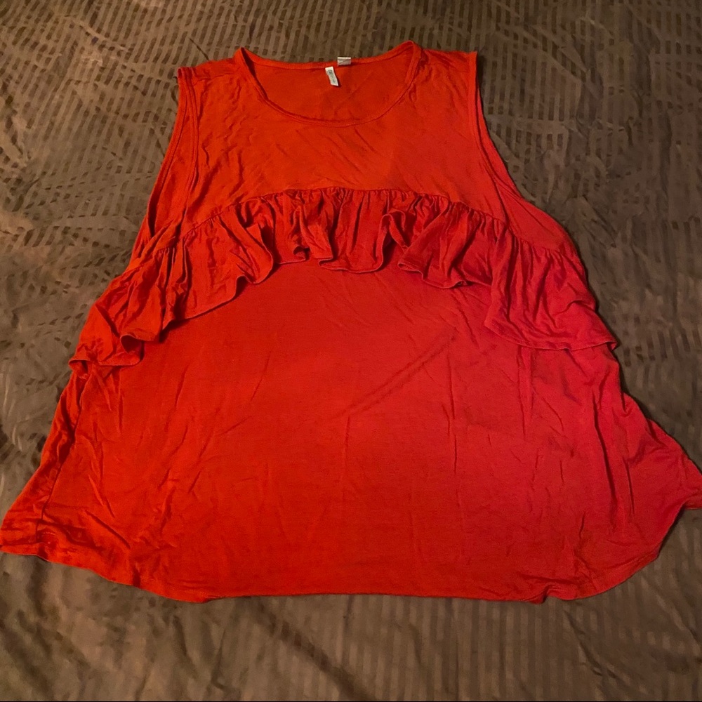 Ruffled top